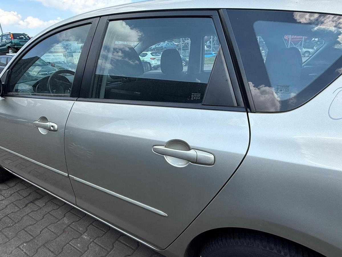 Mazda 3 BK original Tür hinten links 24E Sparkling Silver Fließheck Rohbau BJ05
